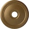 Ekena Millwork Diane Ceiling Medallion (Fits Canopies up to 5 3/8"), 18"OD x 3 5/8"ID x 1 1/8"P, Pale Gold CM18DIPAS - alternate 1